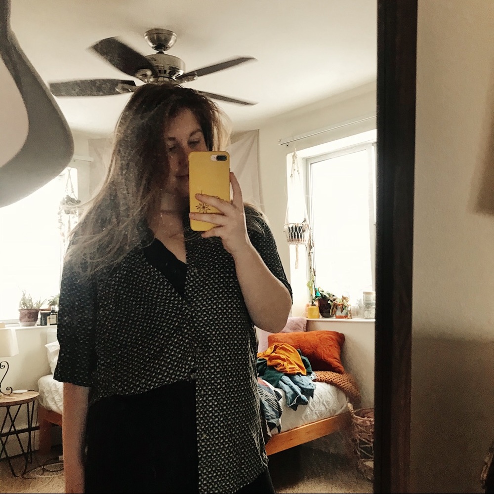 Funky Oversized Button-Down - Picture 2 of 5
